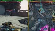 The Boomstick is located in a pile of rubble near the base entrance (Image via Gearbox Software)
